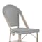 Flash Furniture Marseille Stackable IndoorOutdoor French Bistro 30 High Barstool, BlackWhite and Light Bamboo SDA-AD642107-BS-BLKWH-LTNAT-GG - alternate 4